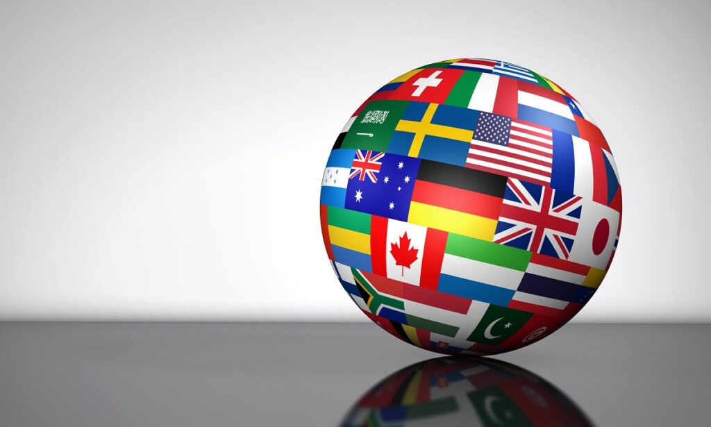 International Flags Globe - Globalization