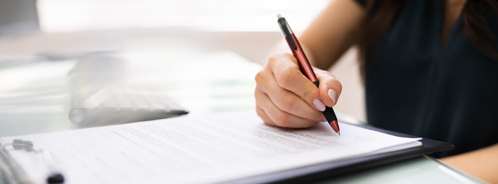 signing legal document - legal translation
