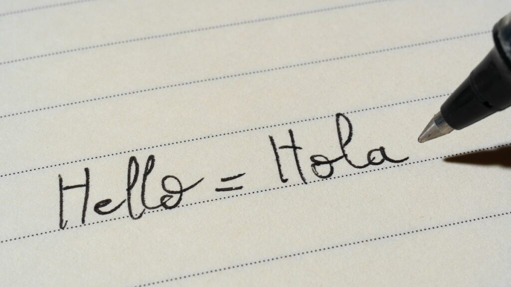 hello = hola - spanish language translation